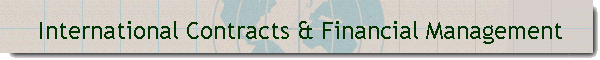 International Contracts & Financial Management